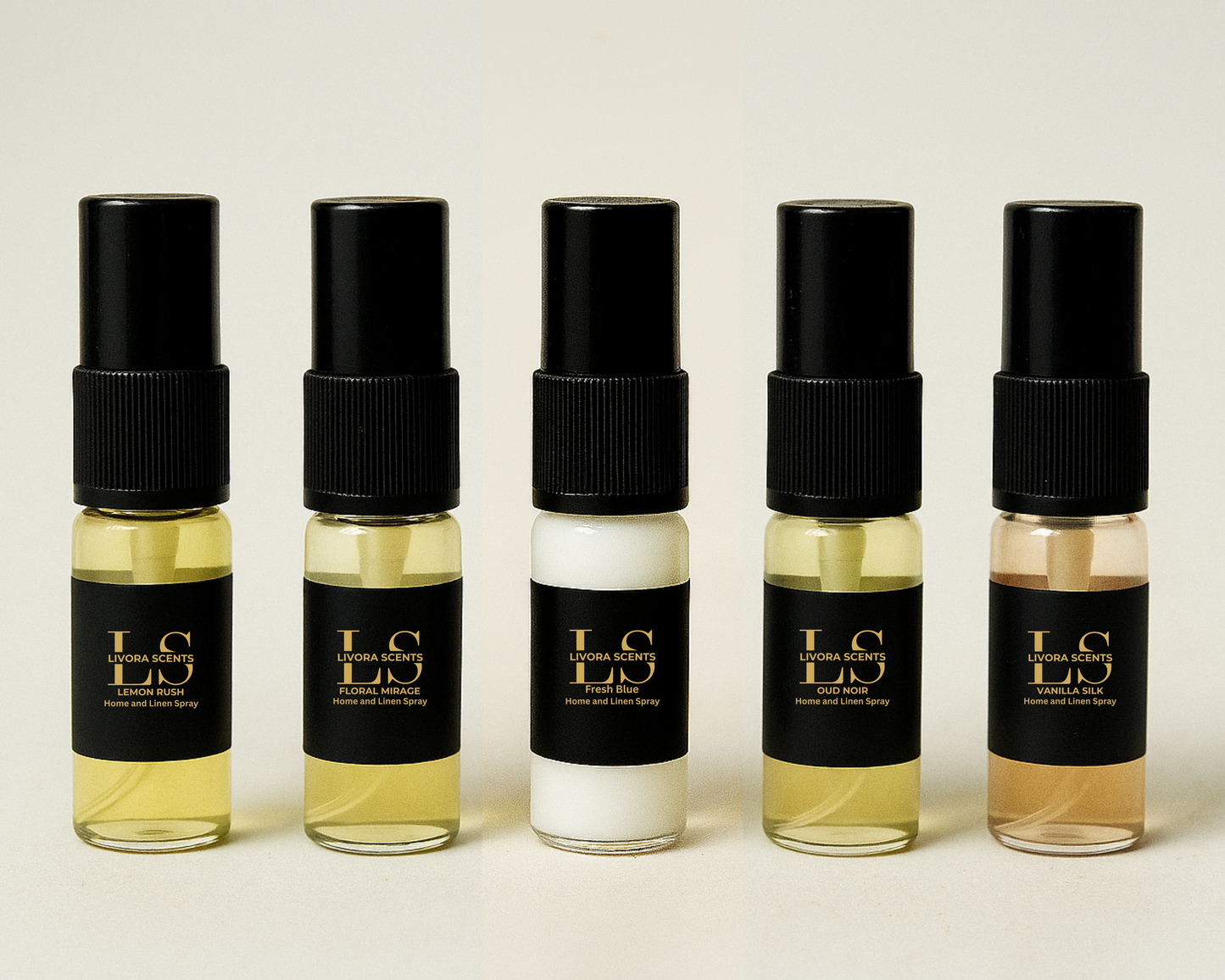The Sprays Discovery Set - 3 ml Home & Linen Sprays