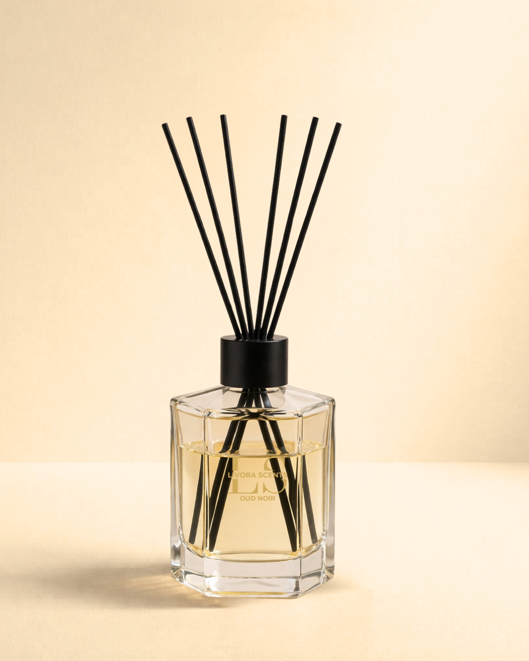 Livora Scents Oud Noir Paper Box 100ml everyday luxury reed diffuser home fragrance Egypt