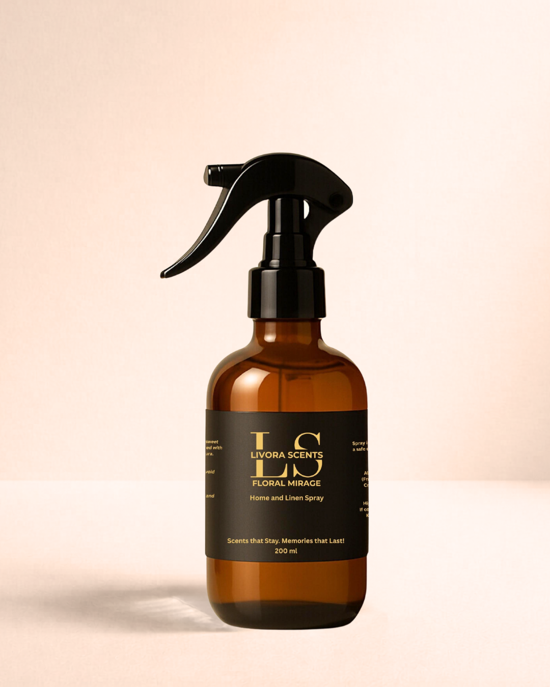 Livora Scents Floral Mirage Home and Linen Spray 200ml luxury home fragrance Egypt