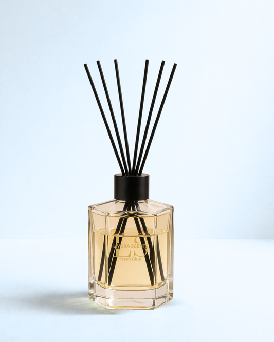 Livora Scents Fresh Blue Paper Box 100ml everyday luxury reed diffuser home fragrance Egypt