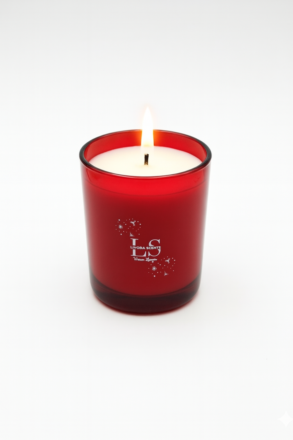 Livora Scents Warm Leaves luxury soy candle hand-poured 175g home fragrance Egypt