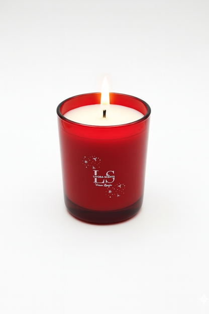 Livora Scents Warm Leaves luxury soy candle hand-poured 175g home fragrance Egypt