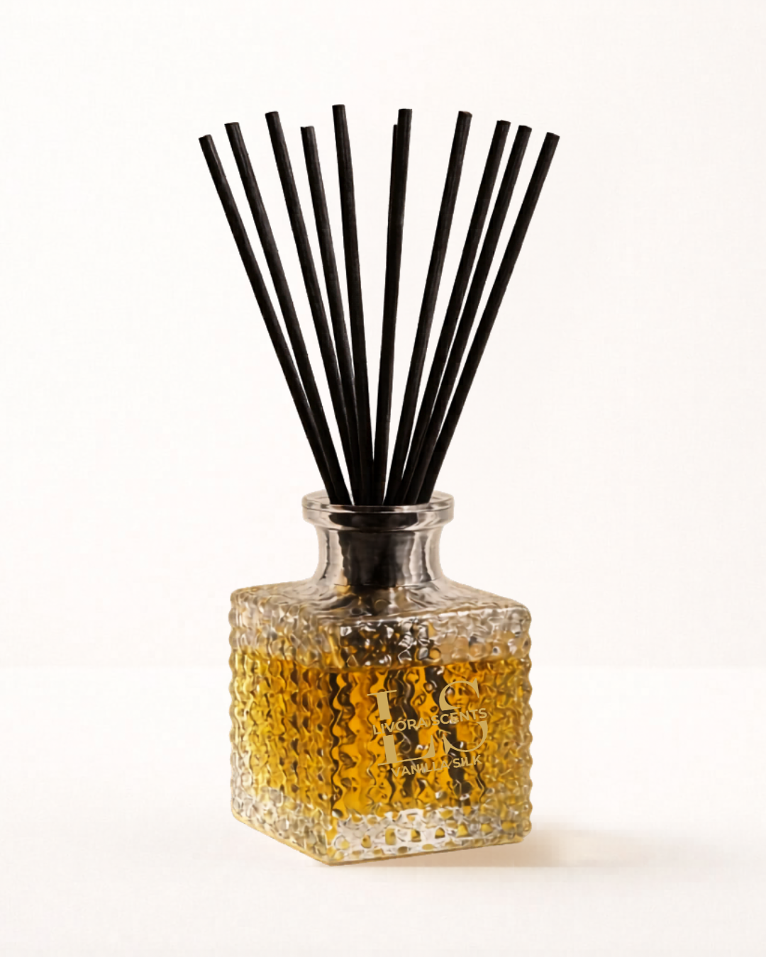 Livora Scents Vanilla Silk Gift Box 50ml luxury reed diffuser home fragrance Egypt