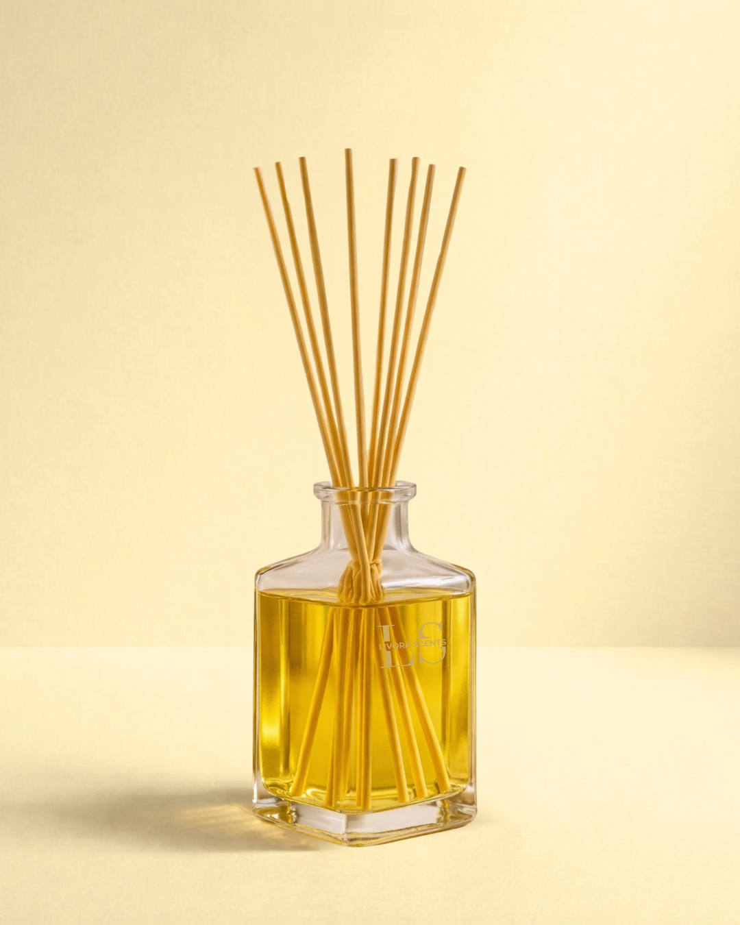 Livora Scents Lemon Rush Gift Box 250ml luxury reed diffuser home fragrance Egypt