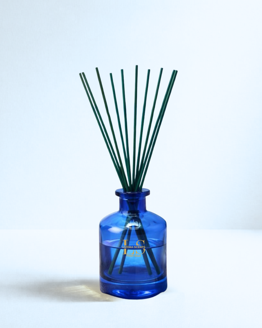 Livora Scents Fresh Blue Paper Box 50ml everyday luxury reed diffuser home fragrance Egypt